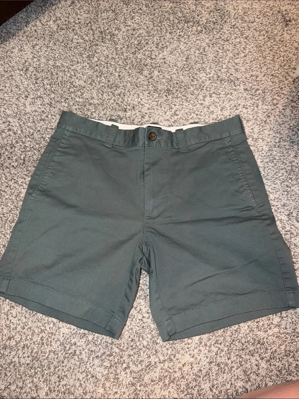 Men's JCrew Green Casual Chino Shorts